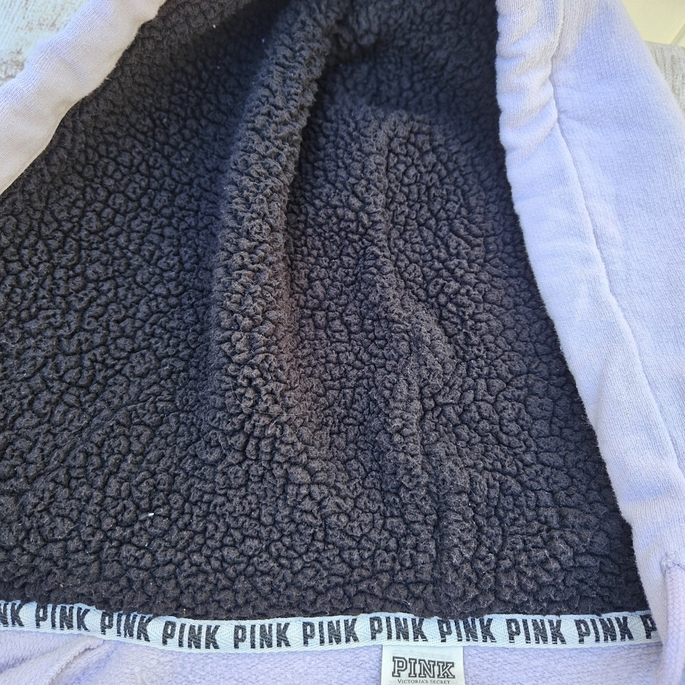 Victoria's Secret PINK Full Zip Hoodie Jacket Size L - Picture 8 of 8